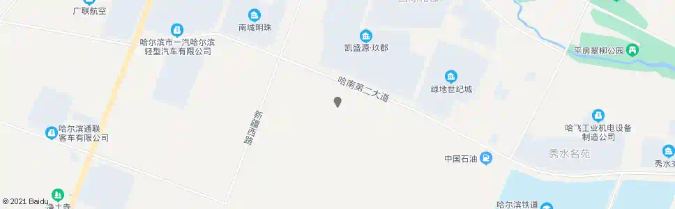 哈尔滨开发开放总部大厦(哈南第二大道)_公交站地图_哈尔滨公交_妙搜公交查询2025