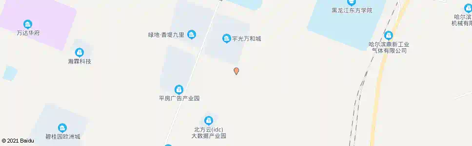 哈尔滨哈南第七大道与哈南十七路交口_公交站地图_哈尔滨公交_妙搜公交查询2025
