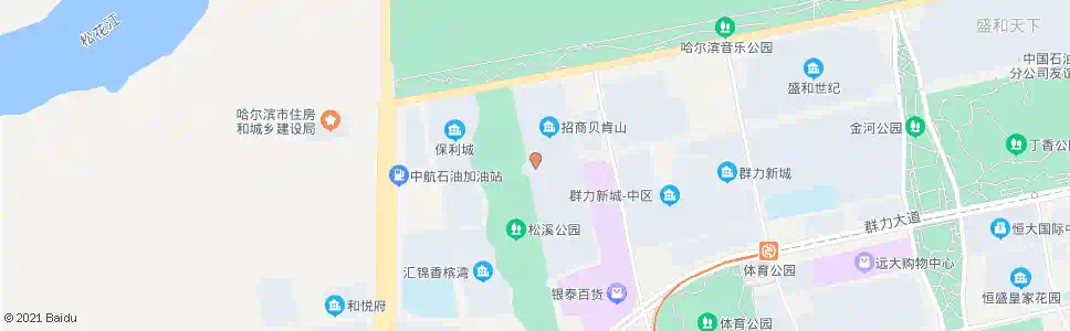 哈尔滨群力第一大道_公交站地图_哈尔滨公交_妙搜公交查询2025