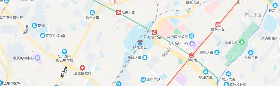 哈尔滨铁路街(满洲里街口)_公交站地图_哈尔滨公交_妙搜公交查询2025