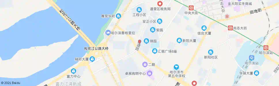哈尔滨爱建路_公交站地图_哈尔滨公交_妙搜公交查询2025