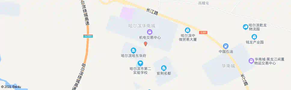 哈尔滨晶城二路(长江路口)_公交站地图_哈尔滨公交_妙搜公交查询2025
