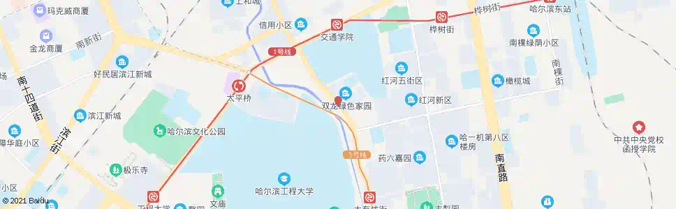 哈尔滨大新鞋城_公交站地图_哈尔滨公交_妙搜公交查询2025