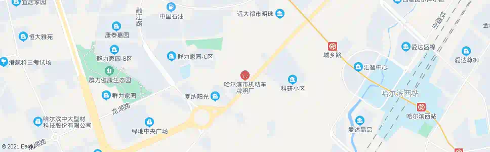 哈尔滨轧钢厂(机场路)_公交站地图_哈尔滨公交_妙搜公交查询2025