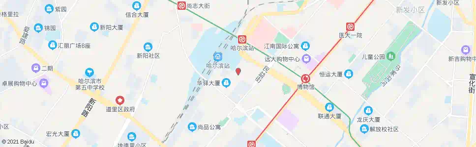 哈尔滨龙运大厦_公交站地图_哈尔滨公交_妙搜公交查询2025