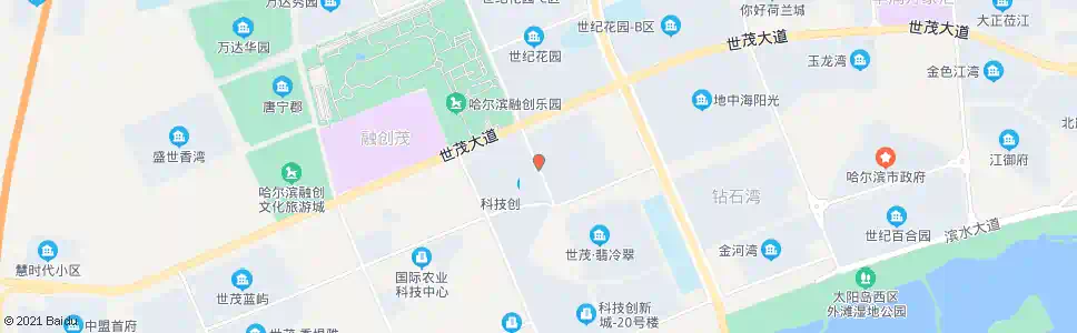 哈尔滨法兰西风情园西门_公交站地图_哈尔滨公交_妙搜公交查询2025