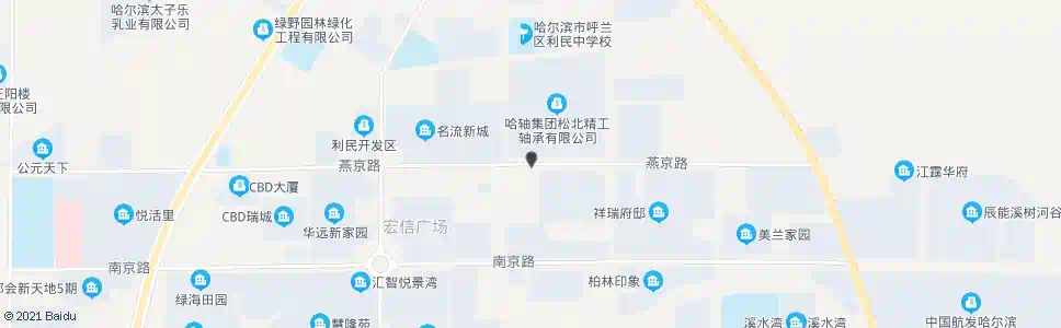 哈尔滨轴承厂(呼兰)_公交站地图_哈尔滨公交_妙搜公交查询2025