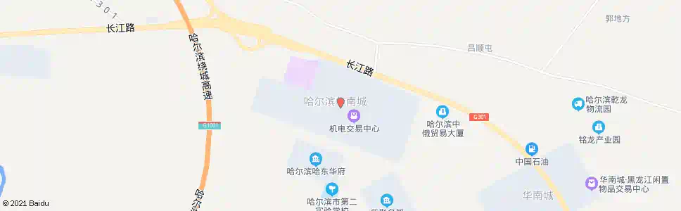 哈尔滨华南城_公交站地图_哈尔滨公交_妙搜公交查询2025