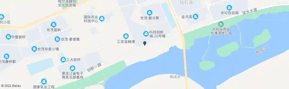 哈尔滨松北区政府_公交站地图_哈尔滨公交_妙搜公交查询2025