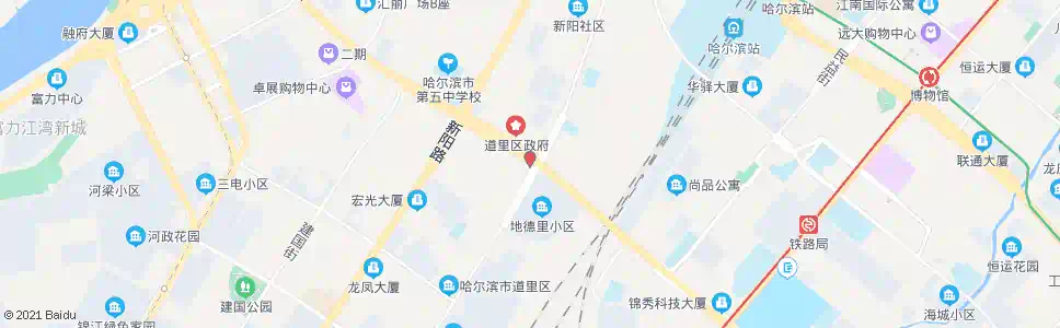 哈尔滨抚顺街_公交站地图_哈尔滨公交_妙搜公交查询2025