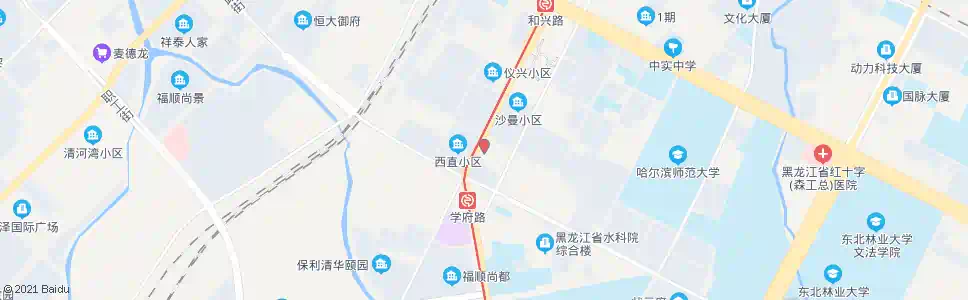 哈尔滨和兴十一道街_公交站地图_哈尔滨公交_妙搜公交查询2025