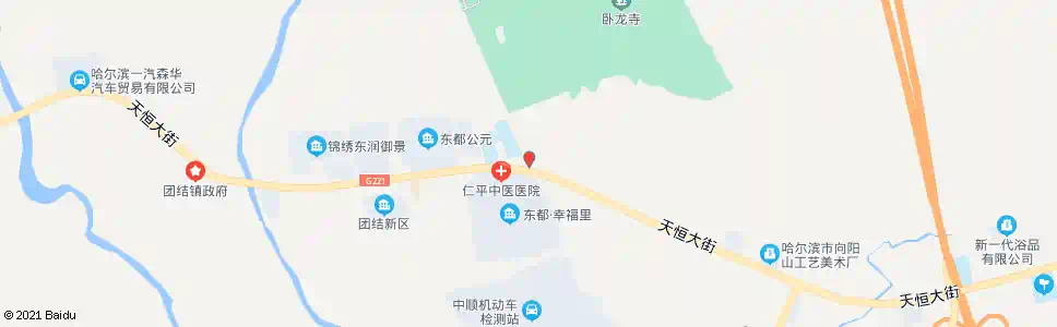 哈尔滨九十中_公交站地图_哈尔滨公交_妙搜公交查询2025