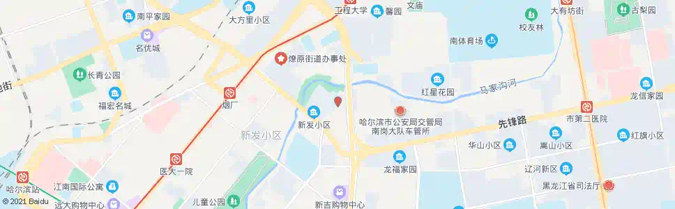 哈尔滨鼎新三道街_公交站地图_哈尔滨公交_妙搜公交查询2025