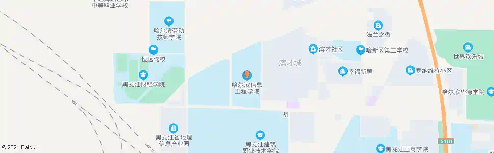 哈尔滨哈尔滨信息工程学院_公交站地图_哈尔滨公交_妙搜公交查询2025