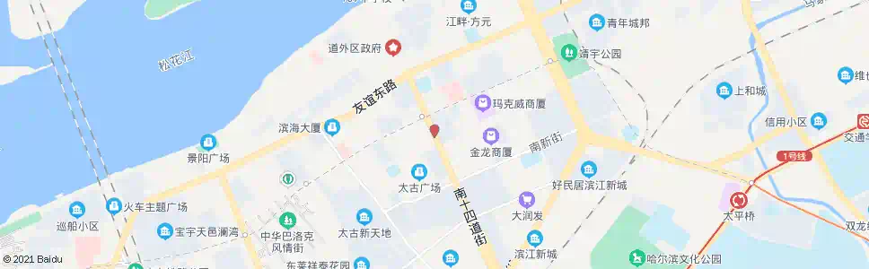 哈尔滨阿拉伯广场_公交站地图_哈尔滨公交_妙搜公交查询2025