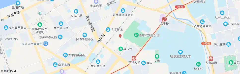 哈尔滨大方里小区_公交站地图_哈尔滨公交_妙搜公交查询2025