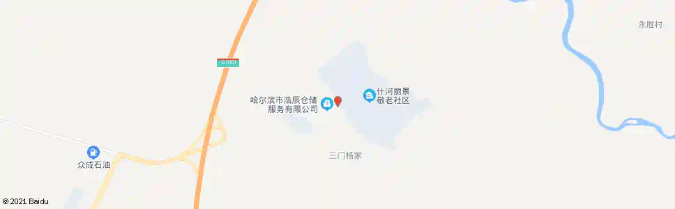 哈尔滨什河丽景敬老社区_公交站地图_哈尔滨公交_妙搜公交查询2025