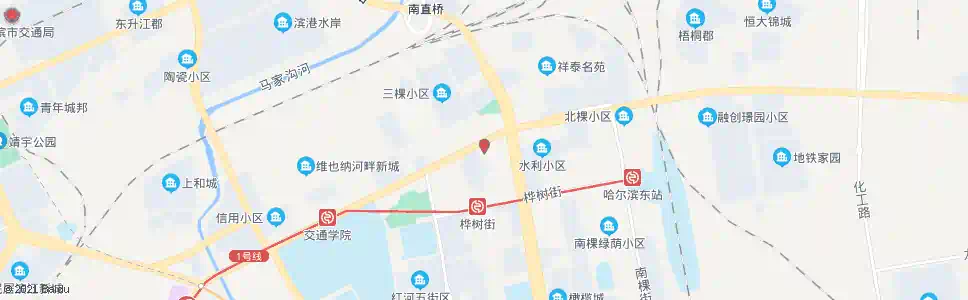 哈尔滨网通东直路营业厅_公交站地图_哈尔滨公交_妙搜公交查询2025