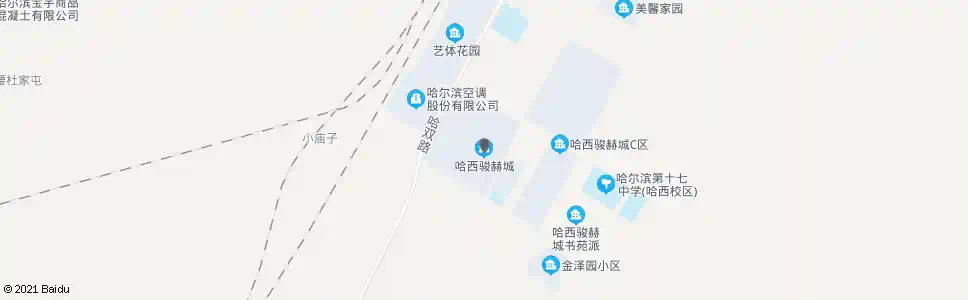 哈尔滨哈西骏赫城_公交站地图_哈尔滨公交_妙搜公交查询2025