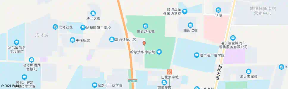 哈尔滨美术家大街_公交站地图_哈尔滨公交_妙搜公交查询2025