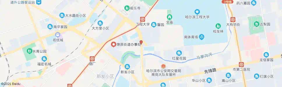 哈尔滨宣化街(花园街口)_公交站地图_哈尔滨公交_妙搜公交查询2025