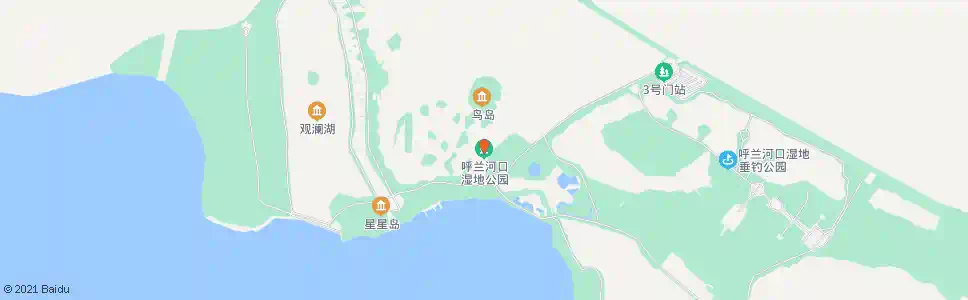 哈尔滨呼兰河口湿地公园_公交站地图_哈尔滨公交_妙搜公交查询2025