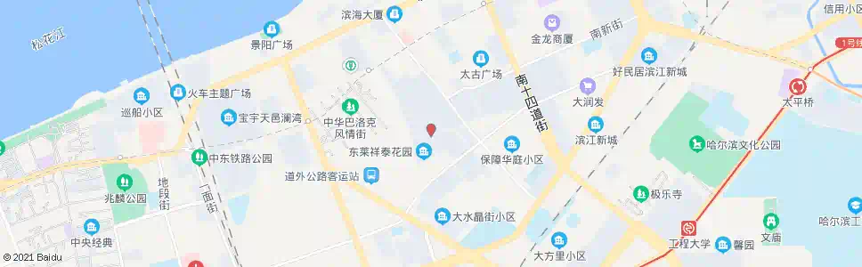 哈尔滨太古六道街_公交站地图_哈尔滨公交_妙搜公交查询2025