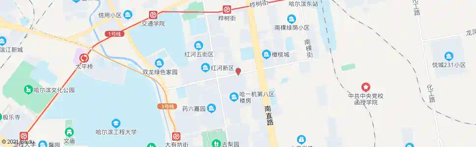 哈尔滨宏图街_公交站地图_哈尔滨公交_妙搜公交查询2025
