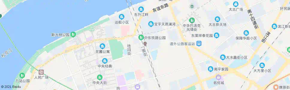哈尔滨一面街_公交站地图_哈尔滨公交_妙搜公交查询2025
