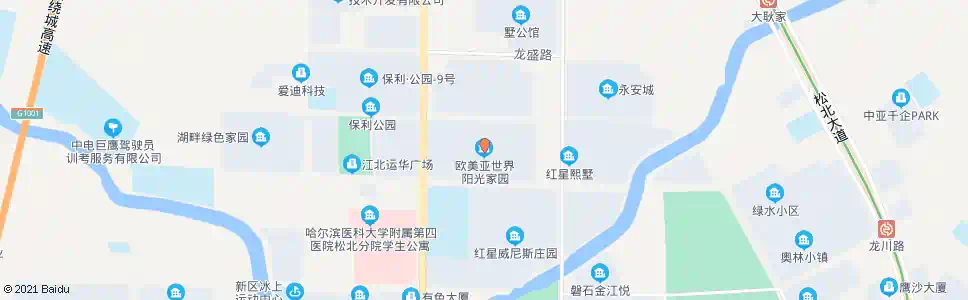 哈尔滨欧美亚世界阳光_公交站地图_哈尔滨公交_妙搜公交查询2025
