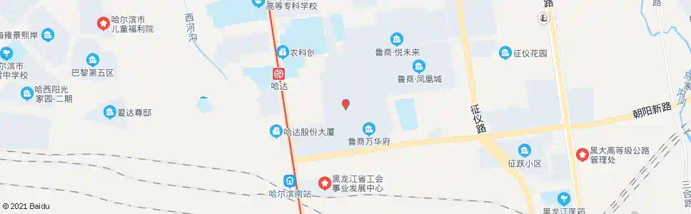 哈尔滨鲁商松江新城(哈达屯)_公交站地图_哈尔滨公交_妙搜公交查询2025