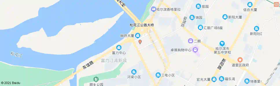 哈尔滨河曲街_公交站地图_哈尔滨公交_妙搜公交查询2025