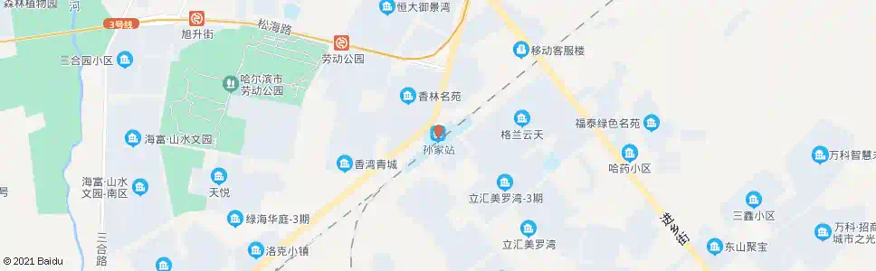 哈尔滨孙家站_公交站地图_哈尔滨公交_妙搜公交查询2025