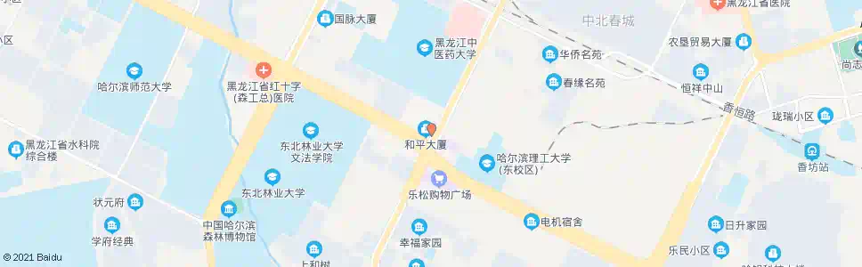 哈尔滨三维汽轮机公司_公交站地图_哈尔滨公交_妙搜公交查询2025