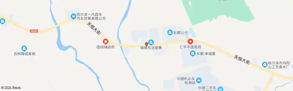哈尔滨东风商场_公交站地图_哈尔滨公交_妙搜公交查询2025