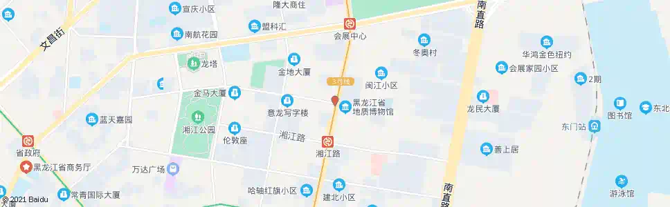 哈尔滨汉水路(红旗大街路口)_公交站地图_哈尔滨公交_妙搜公交查询2025