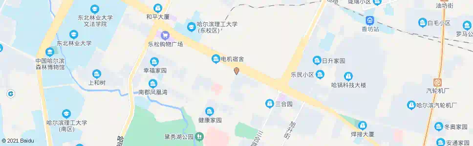 哈尔滨三大动力副路_公交站地图_哈尔滨公交_妙搜公交查询2025