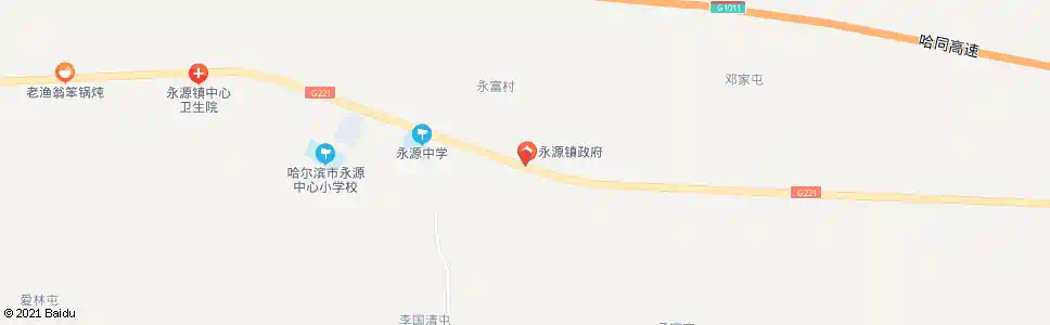 哈尔滨永源镇_公交站地图_哈尔滨公交_妙搜公交查询2025