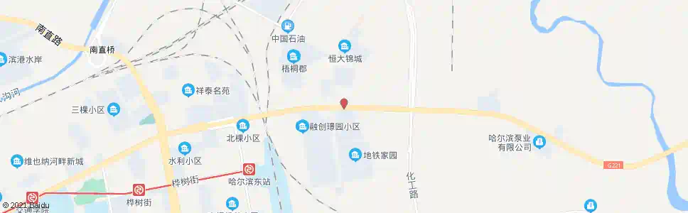 哈尔滨道口街_公交站地图_哈尔滨公交_妙搜公交查询2025