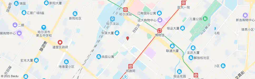 哈尔滨民益街_公交站地图_哈尔滨公交_妙搜公交查询2025