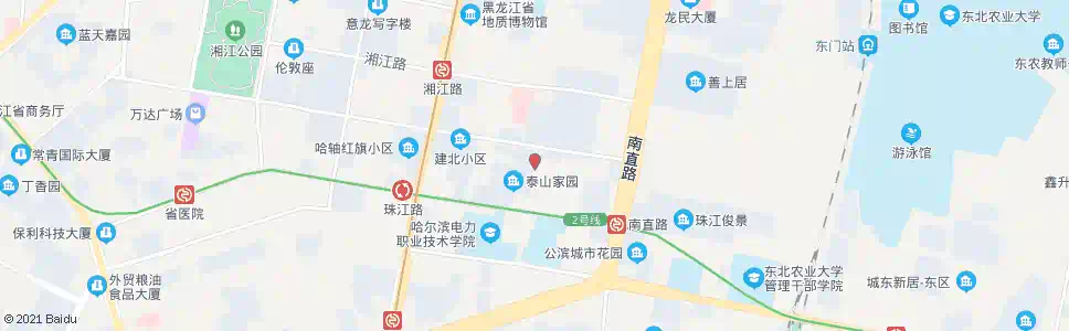 哈尔滨泰山路_公交站地图_哈尔滨公交_妙搜公交查询2025