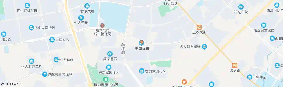哈尔滨加油站_公交站地图_哈尔滨公交_妙搜公交查询2025