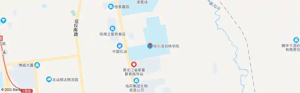 哈尔滨哈尔滨剑桥学院_公交站地图_哈尔滨公交_妙搜公交查询2025