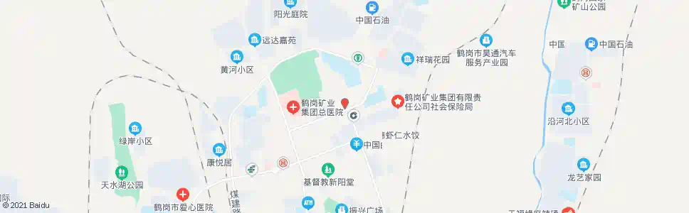 鹤岗二中_公交站地图_鹤岗公交_妙搜公交查询2025