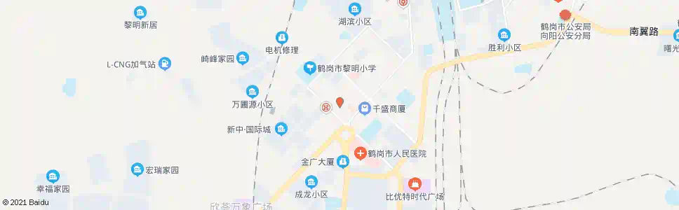 鹤岗东北亚商城_公交站地图_鹤岗公交_妙搜公交查询2025