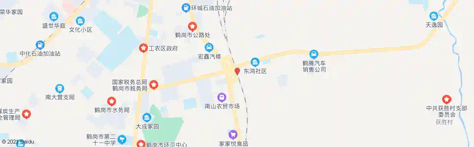 鹤岗南山_公交站地图_鹤岗公交_妙搜公交查询2025