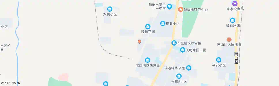 鹤岗热电厂家属楼_公交站地图_鹤岗公交_妙搜公交查询2025