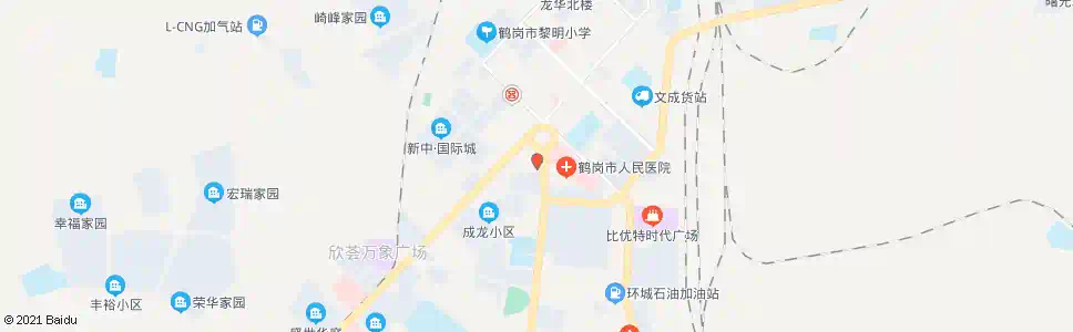鹤岗新世纪广场_公交站地图_鹤岗公交_妙搜公交查询2025