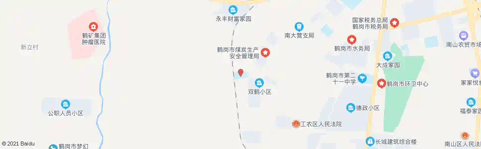 鹤岗新南小学_公交站地图_鹤岗公交_妙搜公交查询2025