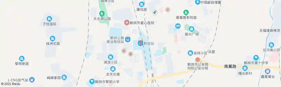 鹤岗火车站_公交站地图_鹤岗公交_妙搜公交查询2025